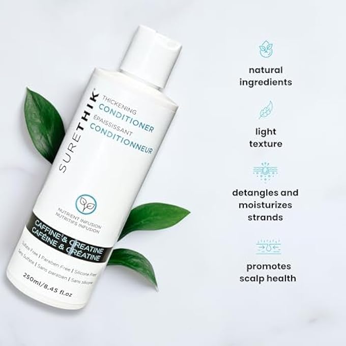 SureThik CAFFEINE INFUSED, HAIR THICKENING CONDITIONER, 250ML - Image 3